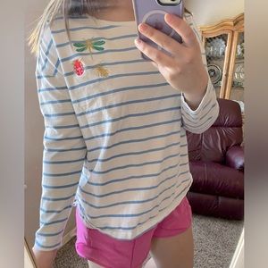 Joules Insect Striped Long Sleeve